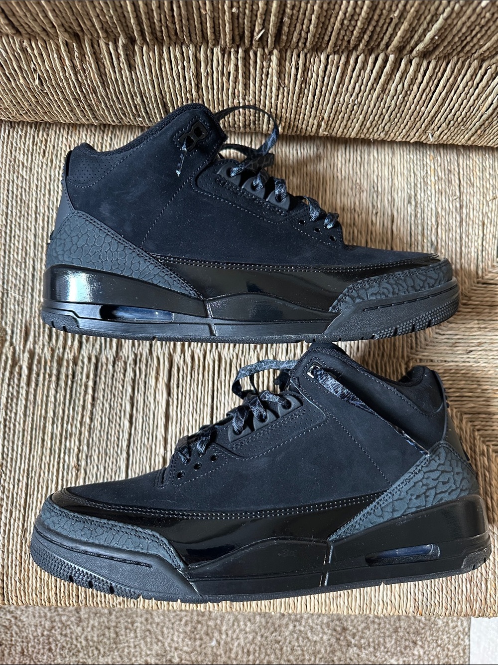 Air Jordan 3 Retro - “Black Cat” Men’s Size 10 - Picture 5 of 6